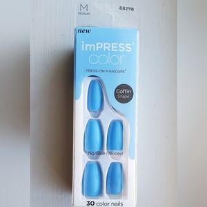 Impress Nails Blue